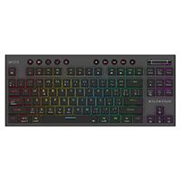 Teclado gamer dominate expert GK959 / Inalambrico dual / Mecanico / Ilumnacion RGB / Recargable / 87 teclas / WIN - MAC - Android - Consolas de juego / Español / Dongle-BT 5.0 / Negro / BR-940405