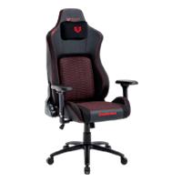 Silla gamer Balam Rush ultimate superb / Reposacabeza magnetico memory foam / Cojin lumbar / Reposabrazo 4D / MAX 150 kg / Inclinacion 135° / Piston clase 4 / Tamaño XL / Negro - Rojo / BR-940498