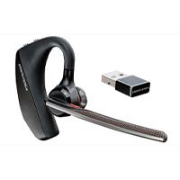 Manos libre HP Poly 7D793AA#ABA voyager 5200 / Monoaural, con base de carga, inalámbrico, Bluetooth, receptor USB-a, duración hasta 7 HRS, negro