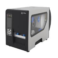 Impresora de etiquetas 3NSTAR LTT644, transferencia termica y termica directa, diseño industrial gris / Negro con facil carga de cinta y etiqueta, USB, LAN y serial, 200MM/S, 300 DPI