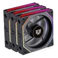 Kit 3 ventiladores Balam Rush eolox link EXL95 / Flujo de aire optimo / Velocidad 1800 RPM / Silencio con poder / Conexión daisy-chain / RGB / Negro / BR-942089