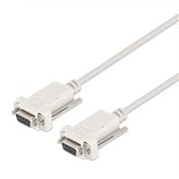 Cables / Manhattan / 317375 / Cable módem nulo cruzado DB9H-DB9H, 2 M