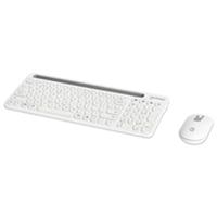 Teclados / Manhattan / 180580 / Kit de teclado y mouse inalámbricos con conexión dual USB y Bluetooth
