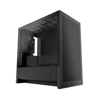 Gabinete Nzxt H3 flow / Negro / Vidrio templado / Mini torre / Micro-ATX / Gamer