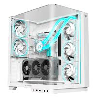 Gabinete gamer Balam Rush tank expert curve 7800 / Media torre / ATX - Micro AX - ITX / Cristal templado / Soporte P / Tarjeta de video / Dual chamber / Ventiladores ARGB / Blanco / BR-941563