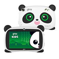 Tablet kids / A333 pentacore / 7 pulg IPS / 4GB RAM / 64GB / USB C/2CAM / Wi-Fi / Bluetooth / 2500mAh / Android 15 / Panda ojos verdes