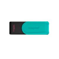 Memoria flash USB Kingston data traveler exodia S 128GB gen 1 3.2 tipo a C/tapa giratoria negro+turquesa dtxs / 128GB