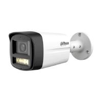 Camara HDCVI plus / Dahua / HAC-HFW1200TLM-IL-T / Bullet de 2 MP / Lente de 2.8 mm apertura de hasta 111° / Audio bidireccional / Iluminador dual inteligente hasta 40M / Metal + plastico
