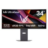 Monitor PC LG 34G600A gaming ultragear curvo wqhd 34, panel VA,3440X1440,160Hz, TR 1MS(MBR), ASP 21:9, brillo 300CD / M2, contr 4000:1,1800R, HDR10, AMD freesync, HDMI, DisplayPort, speaker 5WX2, VESA 100X100.