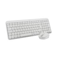 Teclado y mouse Logitech MK250 compacto Bluetooth (español) blanco