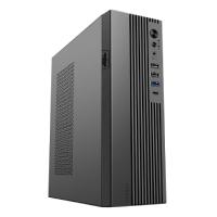 Gabinete Acteck onex GS450 / Mini torre slim / Micro ATX - Mini ITX / Lector SD / Doble posicion / Fuente de poder flex ATX 400 W / 5 años de garantia / Full metal / Negro / AC-943086