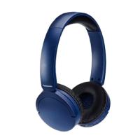 Audifonos Bluetooth tipo diadema (on-EAR) Panasonic RB-HF630BE-a, color azul, funcion manos libres / Microfono, 72 horas bateria, ultralivianos