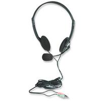 Audifono diadema, Manhattan,164429, C/microfono estandar plastico