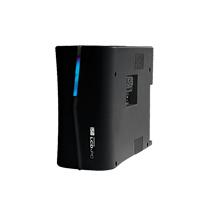 No break Sola Basic ISB PROTECTORLCD450, 450VA / 225W, 8 contactos, C/regulador,25 minutos de respaldo a media carga color negro