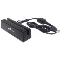 Lector banda magnetica, Manhattan,460255, P/tarjetas USB