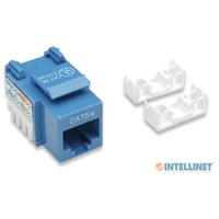 Jack, Intellinet,210546, CAT 5E de impacto keystone azul
