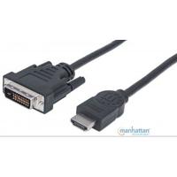 Cable HDMI, Manhattan,372503, - DVI-D M-M 1.8M