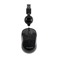 Mouse optico Targus AMU75US, compacto, USB, color negro