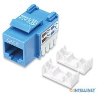 Jack CAT, Intellinet,210737, 6 de impacto (keystone) azul