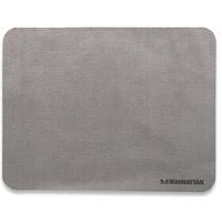 Mousepad, Manhattan,422871, 3 en 1 microfibra gris oscuro