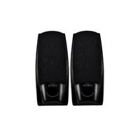 Bocinas Acteck AX-2500 / Alambrica / Conector 3.5 mm / Sonido estereo 2.0 / 3 W / Negro / Aubo-014