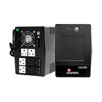 No-break interactivo SmartBitt SBNB2400 2400VA / 1200W, clavija NEMA 5-15p, 8 contactos, tipo NEMA 5-15R, 4 con respaldo de bateras, regulacion y supresion y 4 con regulacion y supresion, RJ11 y USB