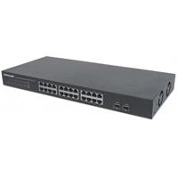 Switch, Intellinet,561044, GB 24 ptos 19 2 SFP