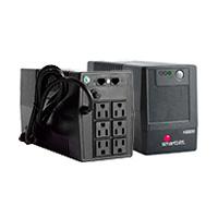 No-break interactivo SmartBitt SBNB800 800VA / 400W, clavija NEMA 5-15p, 6 contactos, tipo NEMA 5-15R, todos con respaldo de baterias, regulacion y supresion de picos.